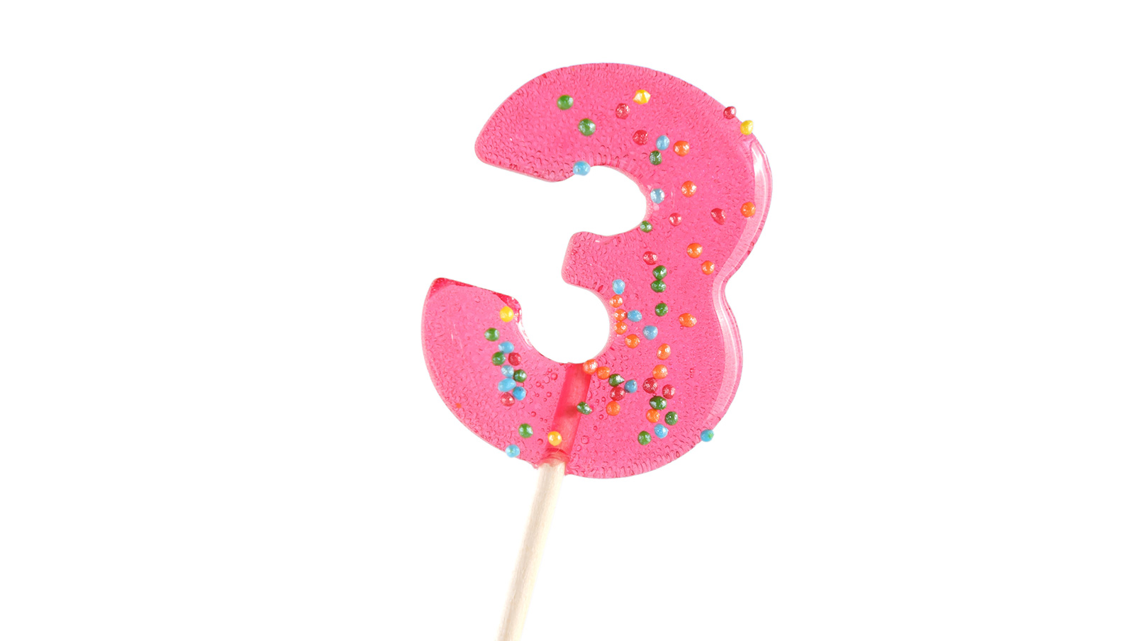 3の形のキャンディー