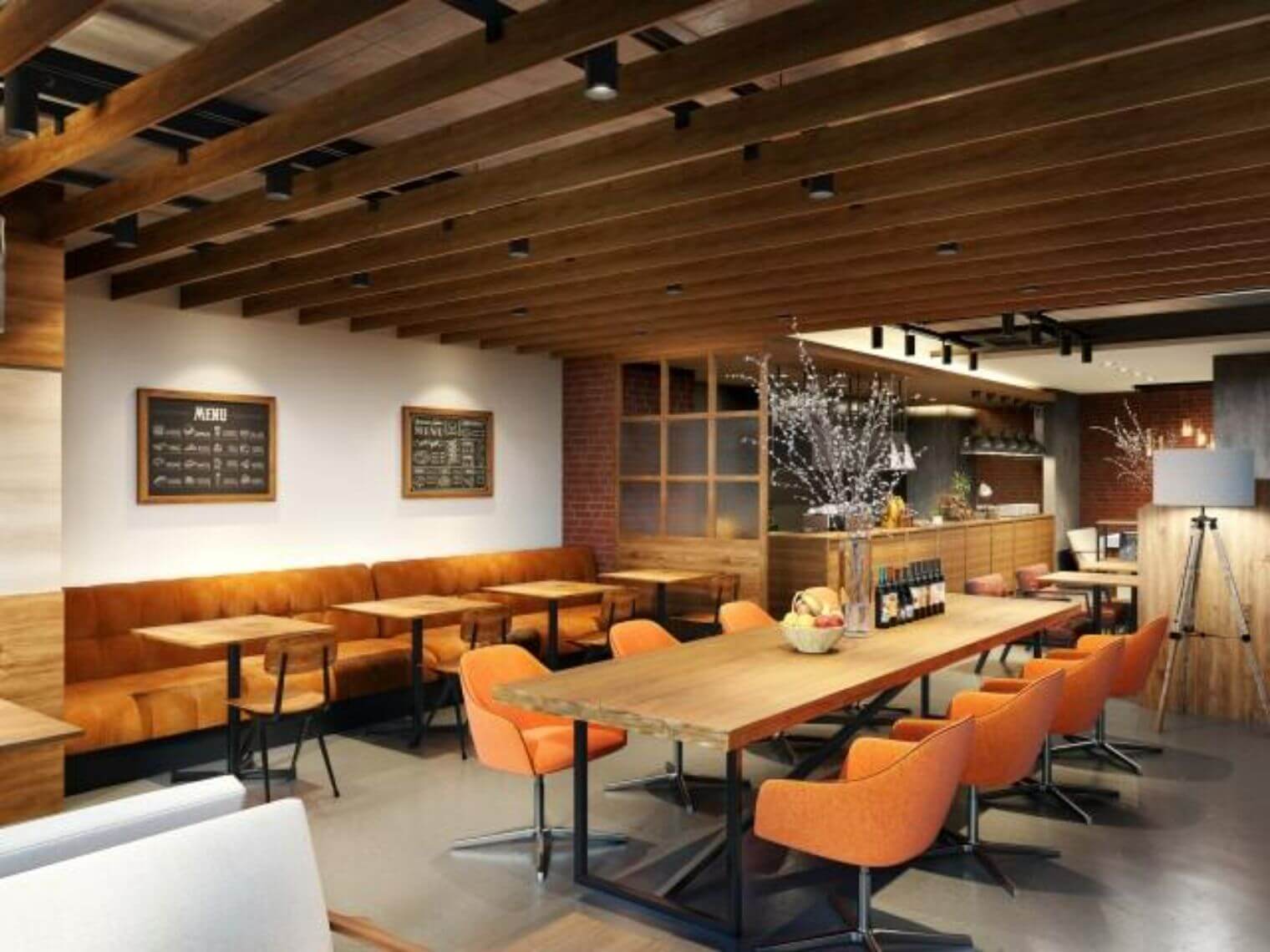 カフェ店内