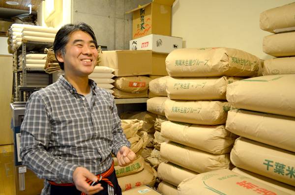 小池精米店の三代目店主小池氏