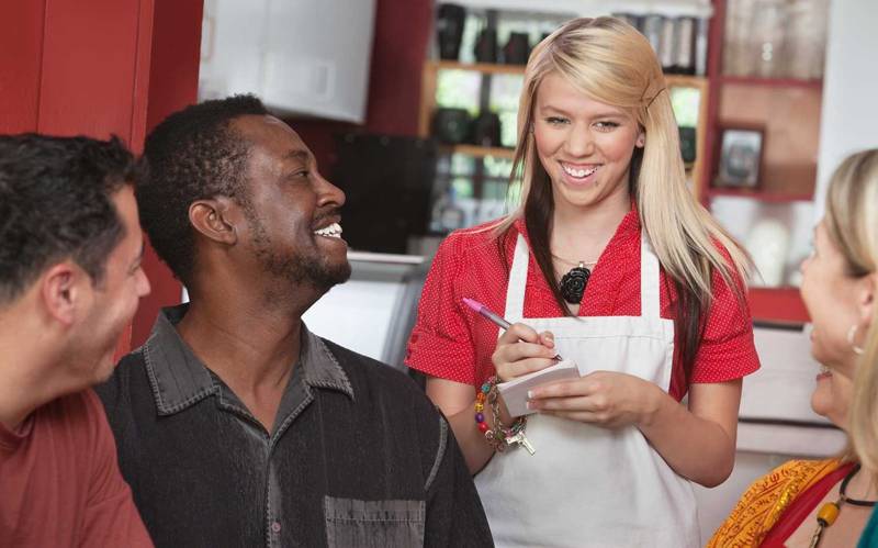 気持ちの良い接客のイメージ